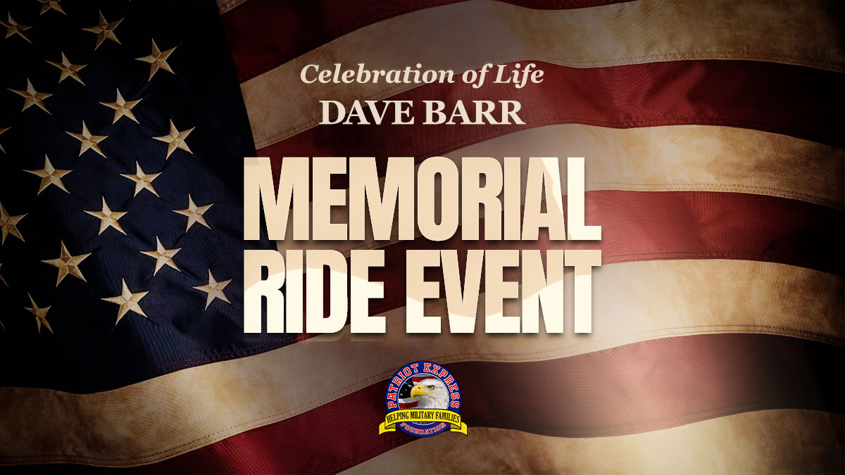 Dave Barr Celebration of Life Memorial Ride