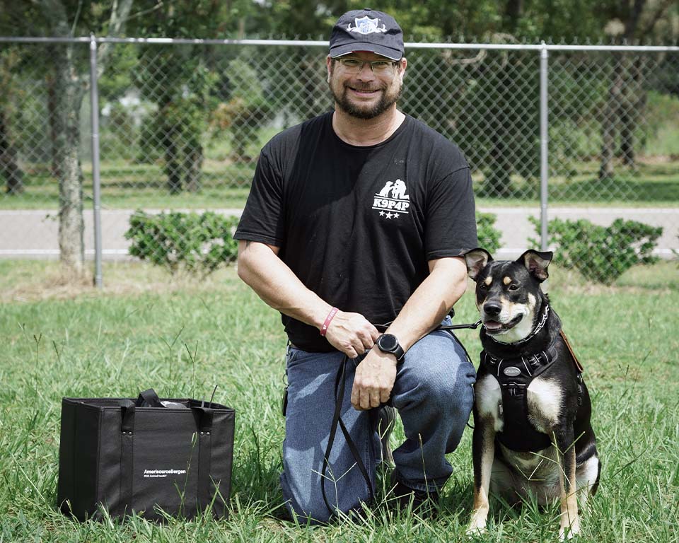 Dan & Bella - K9 Partners for Patriots Service Dog Team