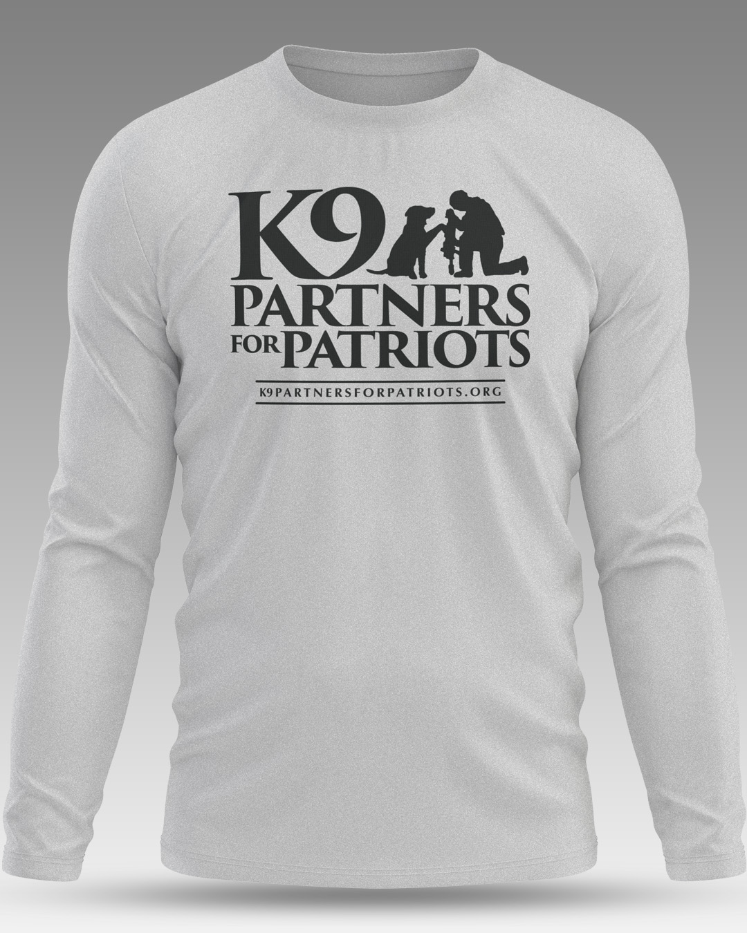I Support Veterans Long Sleeve Tee - Front