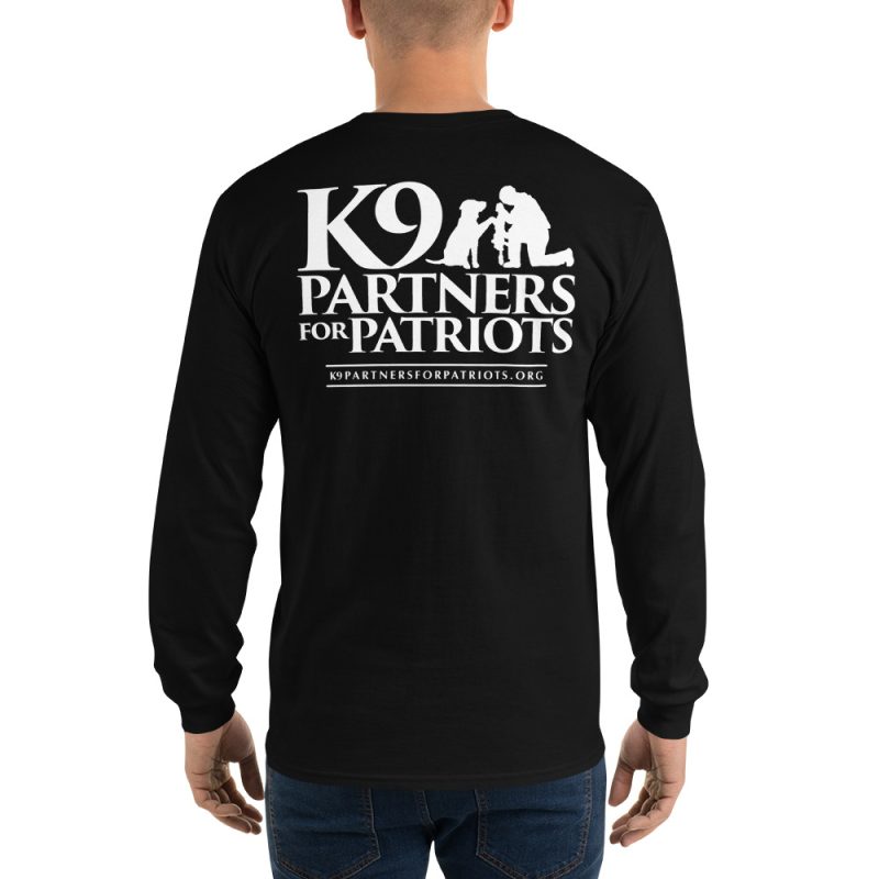 Rescue. Train. Transform. | K9 Partners for Patriots Awareness Long Sleeve Shirt - Image 5