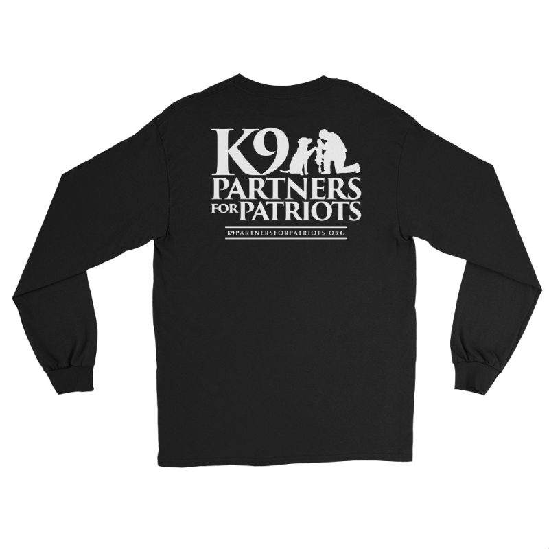 Rescue. Train. Transform. | K9 Partners for Patriots Awareness Long Sleeve Shirt - Image 7