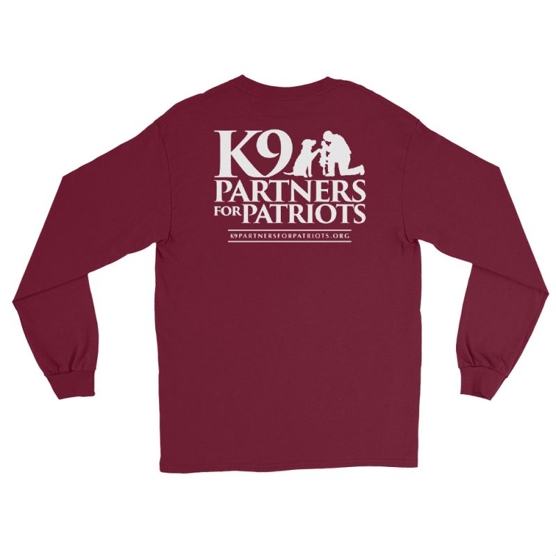 Rescue. Train. Transform. | K9 Partners for Patriots Awareness Long Sleeve Shirt - Image 10