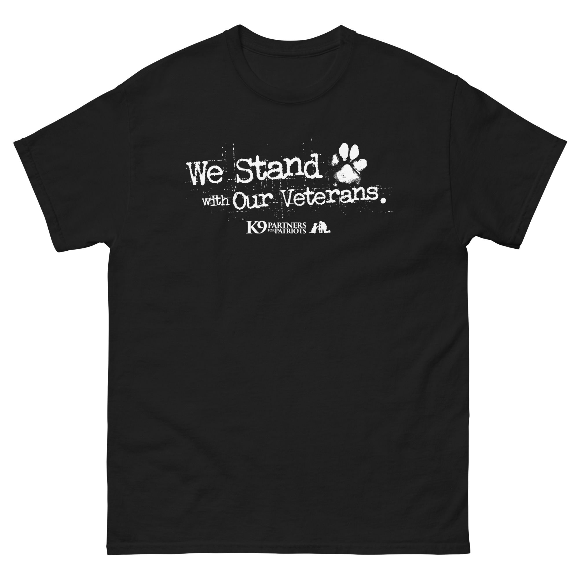 We Stand with Our Veterans | Short Sleeve Awareness Tee