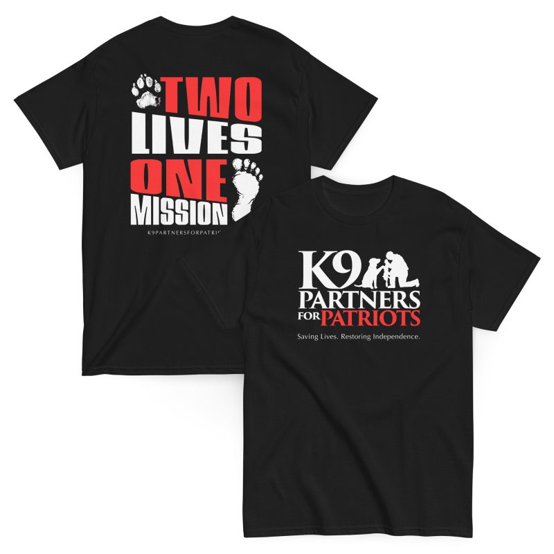 Two Lives. One Mission. | K9 Partners for Patriots Awareness Tee