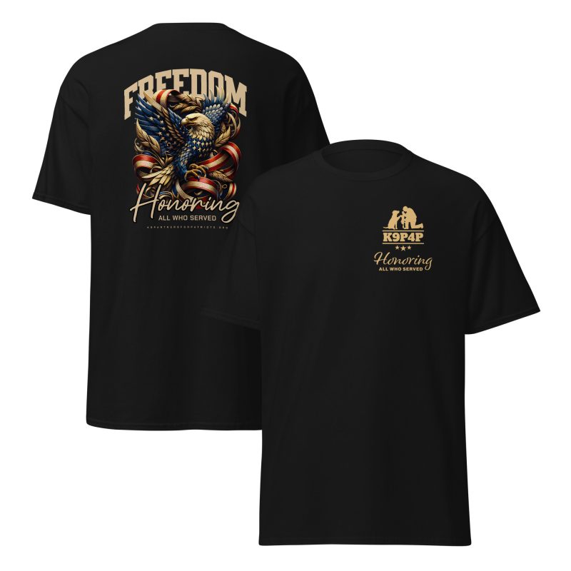 Freedom Eagle Short Sleeve Tee – Honoring All Who Served - Image 4