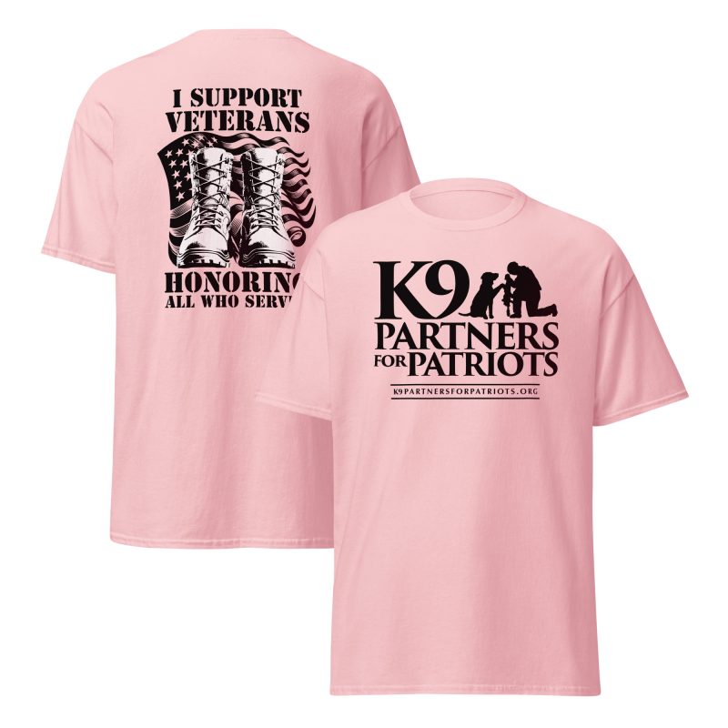 I Support Veterans Tee – Honoring All Who Served - Image 3