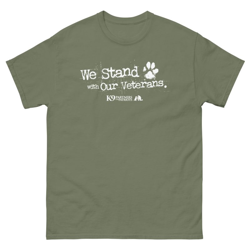 We Stand with Our Veterans | Short Sleeve Awareness Tee - Image 3
