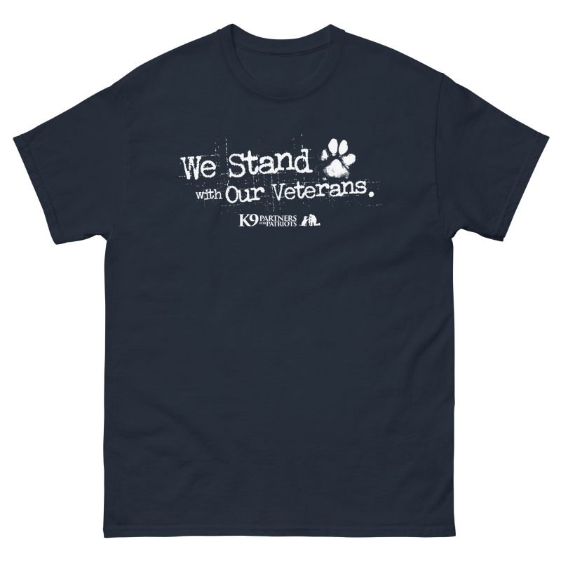 We Stand with Our Veterans | Short Sleeve Awareness Tee - Image 2