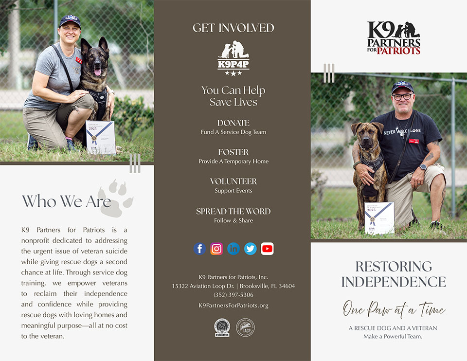 K9 Partners for Patriots Brochure K9 Partners for Patriots Brochure